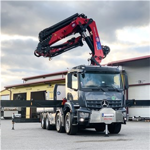 HMF truck mounted cranes